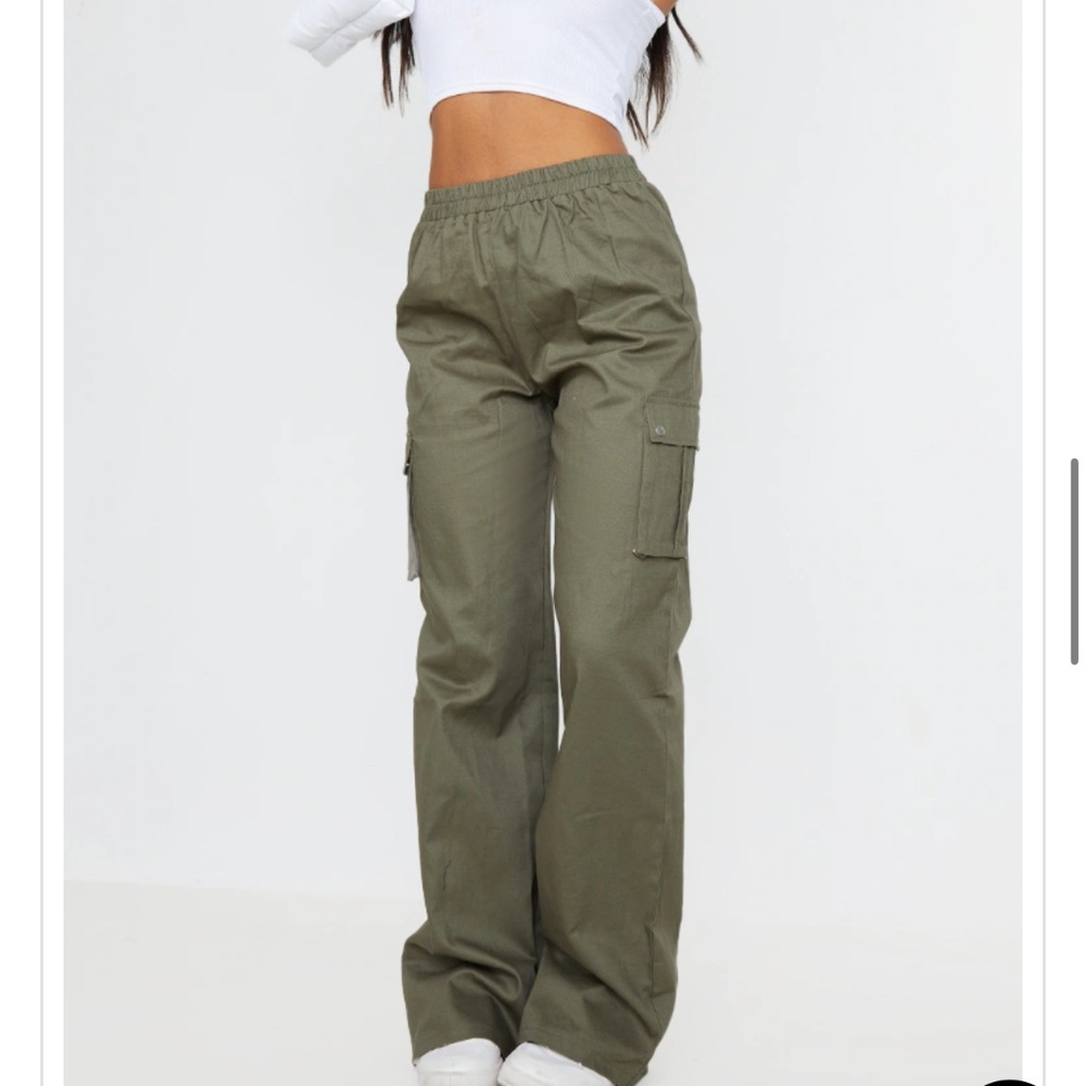 PrettyLittleThing High Waisted Cargo Pants